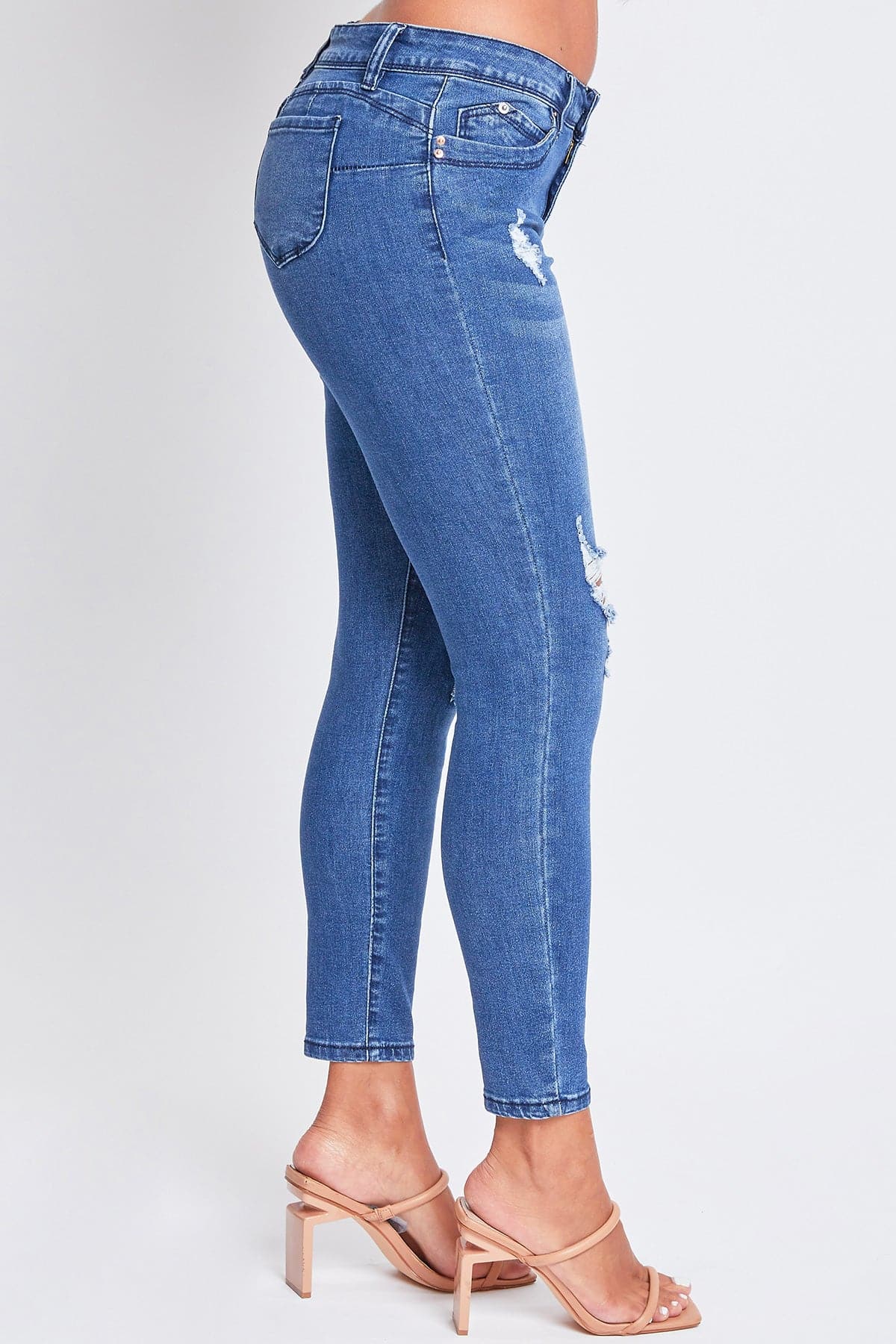 WannaBettaButt Skinny Distressed Jeans