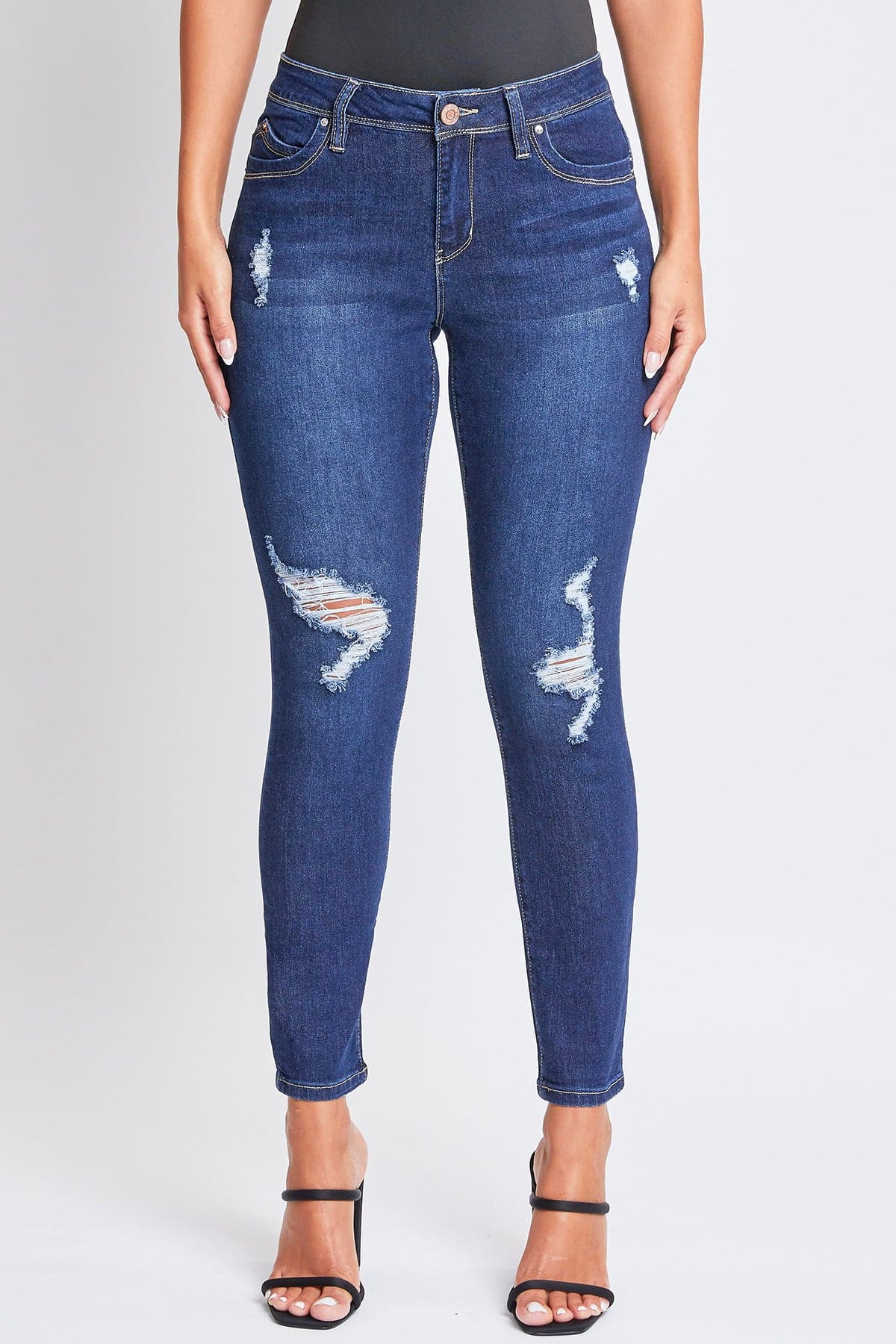 WannaBettaButt Skinny Distressed Jeans