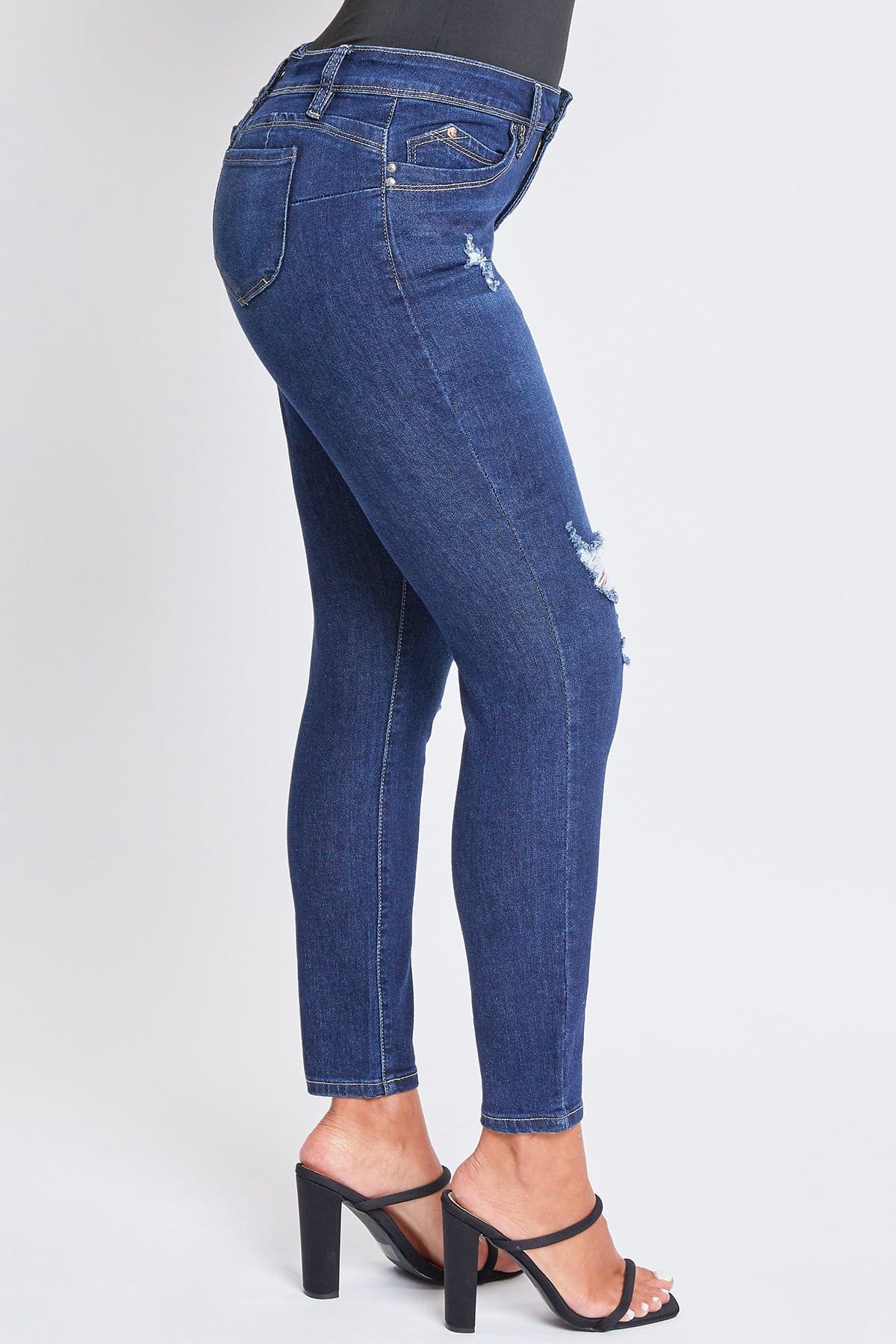WannaBettaButt Skinny Distressed Jeans